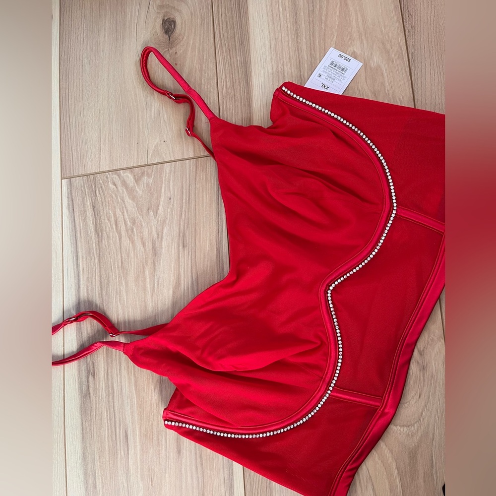 Auden (Target Brand) Rhinestone Corset Bra